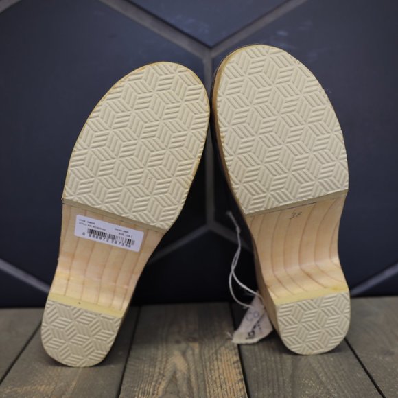 Womens Rag & Co Darcie Grey Suede Wooden Clogs Handmade Mule Lotta Swedish Shoe - Picture 7 of 8